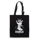 My Icon Art & Clothing I Love To Line Dance Country Barn Dance Umhangetaschen, Schw