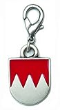 SH-Topshop - Stefan Hohenwarter Trachtenschmuck - Anhänger für Charivari - Franken - Fränkisches Wappen - silber - Schmuck - Anhänger - Geschenk