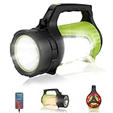 eeFul Campinglampe Handscheinwerfer Arbeitsleuchte Flashlight - Superhell 2000 Lumen mit 5000mah Powerbank inkl 10 Lichtmodi IPX4 Wasserdicht Wiederaufladbare LED Akku Lampe für Camping Abenteuer usw
