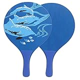 Ping Pong Paddel Set 2 Stück Holz Strand Tischtennis Spiel Spielzeug Indoor Outdoor Beach Paddle S