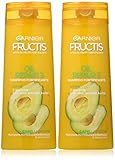 Garnier Fructis Shampoo für trockenes Haar Oil Repair 3 mit Olivenöl, Avocado und Sheabutter, ohne Parabene, 250 ml – 1 Packungen mit 2 E