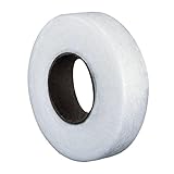 M&H-24 Saumband zum Aufbügeln Nähen Bügelband - Für Textilien Gardinen Vorhänge Stoffe Weiß 20m x 20