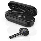 Hama Bluetooth-Kopfhörer kabellos (In-Ear Ohrhörer, ultra-leichte Headphones ohne Kabel, True Wireless Headset mit Sprachsteuerung, Touch Control und Mikro) schw