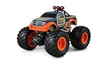Amewi 22483 Big Buster Monstertruck 1:18, ferngesteuert, 2,4GHz, RTR, orange/b
