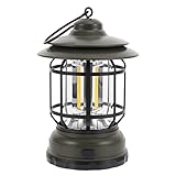 YARNOW Led Sturmlaterne Vintage Camping Laterne Akku Grubenlampe Flammen öllampe Hängende Lampen Draußen Nachtlichter Landschaft Dekorativ Lichter für Garten Terrasse Angeln W