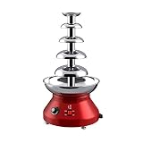 Elektrische Schokoladenfondue Brunnen Maschine,230W Professionelle Wasserfall Schmelzmaschine,3000ML Kommerzielle Heizungs Schokoladenschmelzer,für Käse,BBQ Sauce,Party und Familientreffen, 30~110℃