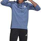 adidas Herren-Kapuzenpullover mit kleinem Logo aus Single Jersey