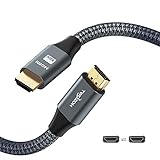 4K HDMI-Kabel 10FT/3M, Twozoh HighSpeed 18Gbps HDMI 2.0 Kabel, geflochtenes Kabel HDMI-Kabel Kompatibel mit PS5, PS3, PS4, PC, Projektor, HDTV, Xbox