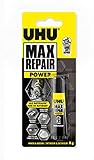 UHU Max 45865 Repair Extreme, Extra starker und universeller Reparaturkleber für nahezu alle Reparaturen im Innen- und Außenbereich, transparent, 8 g