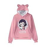 HNKAILIL Unisex Herren Kinder Jungen Hoodie 3D Muster Comic Anime Lustige DÄMON Slayer Cosplay Pullover Langarm Sweatshirt XS-3XL-Makomo_XXL