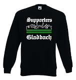 world-of-shirt / Herren Sweatshirt Gladbach Ultras Supporters|XL