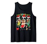 Border Collie Lustige Weihnachts- und Adventszeit Tank Top