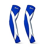 UKKD Sonnenschutzhülle Reflective Cycling Arm Warmers Uv Protection Fishing Climbing Running Arm Sleeves Sunscreen Basketball Volleyball Elbow