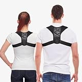 FitBack PRO | Geradehalter zur Haltungskorrektur Rückenstütze für gerader Rücken | Lindert Rückenschmerzen Stärkt die Rückenmuskulatur (L-XXL (96-125cm Brustumfang))