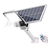 LJL Outdoor-Straßenlaterne Solarleuchte, Solar-Sicherheitsleuchte von der Dämmerung bis zum Morgengrauen LED-Flutlicht mit Fernbedienung, geeignet für Gassen, Höfe, Straßen, Parks,