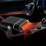 Autoheizung 12/24v Autoheizung 2in1 Auto Windschutzscheibenentfroster Demister Elektrische Heizungen Trockner Tragbarer FahrzeuglüFter Luftreiniger Defroster Elektrischer KüHlerlüFter(Size:12V)