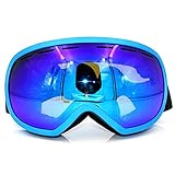 Fovea Clarity Comp Ski-Goggles Doppelschichten Anti-Nebel-Ski-Maske Brille Sonnenbrille Skifahren Männer Frauen Schnee Snowboard Skifahrer Dirt Bike-Brille (Color : HX100 2)