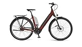 Winora Sinus N5 625Wh Bosch Elektro Fahrrad 2022 (27.5' Einrohr 46cm, Maroonred matt)