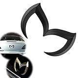 Mazda Schwarz Sportlich Metall Evil M 'hinten Trunk Badge Aufkleber Emblem Matt 3 5 6 von coep