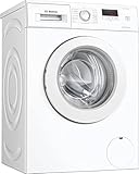 Bosch Elektrogerät WAJ28057FF Waschmaschine, Serie 2, EcoSilence Drive, 7 kg, 1400 U/min, 55 l, verzögerter Abschluss 24h, Weiß