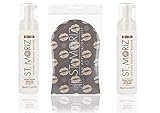 St. Moriz Selbstbräunungsmousse Medium 2 x 200 ml - 1 x St. Moriz Applik