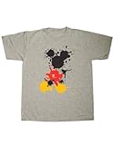 T-Shirt mit „Mickey Spritzern“ von Sherbet Dip 100 % Baumwolle Gr. XXXXL, g