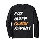 Eat Sleep Clash Repeat Shirt I Mobile Gaming Tee Lang