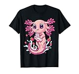 Axolotl Pastell Goth Erdbeer Milchshake Anime Ästhetik T-S