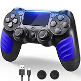 PS4 Controller, Wireless Controller Für PS4, Kabelloser Controller mit Dual Vibration, Stereo Kopfhöreranschluss, Touchpad, Sechs Achsen Bewegungssteuerung, kompatibel mit PS4/Slim/