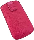 Handyschale24 Slim Case für Acer Liquid E3 Plus Handytasche Pink Rosa Schutzhülle Tasche Cover E