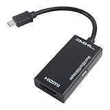 Lorenlli Micro USB-Stecker auf HDMI-Buchse Adapterkabel für Android Smartphone Tablet TV HDMI Adater-Anschluss Konvertierung