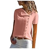 MAZHANG Damen Oberteile Saledamen Oberteile Grosse grössen langT-ShirtSchalenExotischdamen Oberteile Sommer sexy(Pink M)