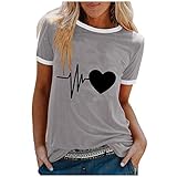 Langarmshirt Damen Tunika Damen Kurzarm Mein konto anzeigen rechnung charmo Damen Langarmshirts top t-Shirt Sweatshirt offenem rücken Design für Yoga, Laufen oder tägliches Leb