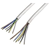 Xavax Solides Anschlusskabel für Elektroherd, Elektroherd-Zuleitung, H05VV-F, 1,5 m, Weiß