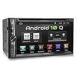 XOMAX XM-2DA6915 Autoradio mit Android 10 I 2GB RAM, 32GB ROM I GPS Navigation, DVD, CD, USB, SD I Bluetooth I 6,9 Zoll / 17,5 cm T