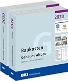 BKI Baukosten 2020 Altbau - Band 1 + 2 im Kombi - Baukosten Gebäude - Positionen - nach DIN 276 - BKI-Kostenplanung