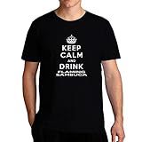 Eddany Keep Calm and Drink Flaming Sambuca T-S