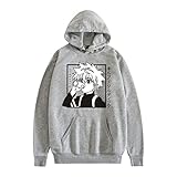 cshsb Japan Hunter x Hunter Hoodie Killua Baumwolle Kapuzenpullover Hoodies Streetswear Sweatshirts Pullover,A,L