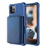 Schutzhülle kompatibel mit 12 Pro Max iPhone 2020 6.7 stoßfest Reißverschluss Kickstand Schutzhülle Kreditkartenhalter Hohe Kapazität Durable Cover Shell Mädchen Jungen Männer F