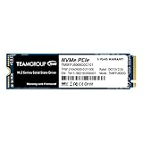 TEAMGROUP MP34Q 8TB (8000GB) mit DRAM SLC Cache 3D NAND QLC NVMe1.3 PCIe Gen3x4 M.2 2280 interne SSD(R/W Geschwindigkeit bis zu 3400/3000 MB/s) TM8FPJ8000G0C101