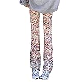 Qtinghua Damen Y2K High Waist Wide Leg Jeans Straight Denim Pants Casual Bell Bottom Baggy Hose Mode Streetwear, M bunt, L