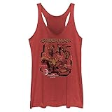 Marvel Damen Tonys Gift T-Shirt, Rot meliert, XX-Larg