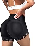 Gotoly Damen Butt Lifter Gepolsterter Unterhose Po Push Up Bauchweg Bauchkontrolle Höschen Hüft Enhancer Miederslips Unterwäsche (Schwarz, S)
