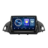 XMZWD Navigation Für Auto 9 Zoll, Android 8.1 2 + 32G Auto DVD, Für Ford Kuga Escape C-Max 2013-2016 Auto GPS Navigation Unterstützung Lenkradsteuerung, Navigationsgeräte Für LKW