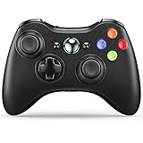 VOYEE Wireless Controller Kompatibel mit Xbox 360/360 Slim/ (Nicht benötigt Receiver)/ PC Windows 7/ 8/ 10 (Brauche Receiver)