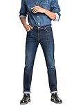 Lee Herren Jeans Jeanshose Stretch Denim Rider Slim Fit - Blau - Dark Pool, Größe:W 34 L 36, Farbauswahl:Dark Pool (DHGP)