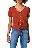 ONLY Damen ONLMOSTER S/S Knot TOP JRS T-Shirt, Arabian Spice, L