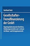 Gesellschafter-Fremdfinanzierung der GmbH: Eigenkapitalersetzende Darlehen, Forderungsverzichte und -verluste im Bilanz- und Ertrag