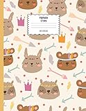 Primary Story Journal: Bear Kindergarten Journal with Drawing Area | Composition Notebook with Dotted Midline and Picture Space | Grade Level K-2 ... for Kids | Perfect for Homeschool C