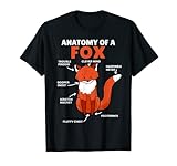 Cute Fox Erklärung Anatomy Of A Fox T-S